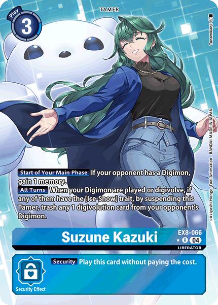 Suzune Kazuki [Alternate Art Foil] #EX8-066