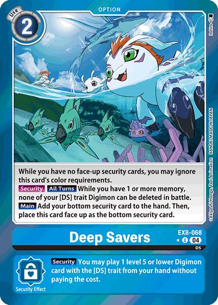 Deep Savers [Limited Foil] #EX8-068