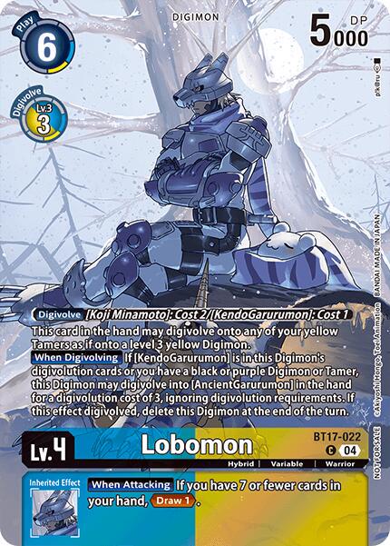 Lobomon [Legend Pack Box Topper Foil] #BT17-022