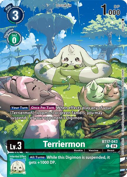 Terriermon [Legend Pack Box Topper Foil] #BT17-043
