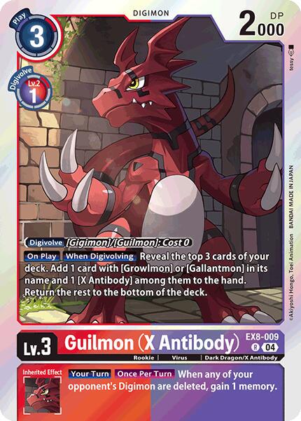 Guilmon [X Antibody Foil] #EX8-009