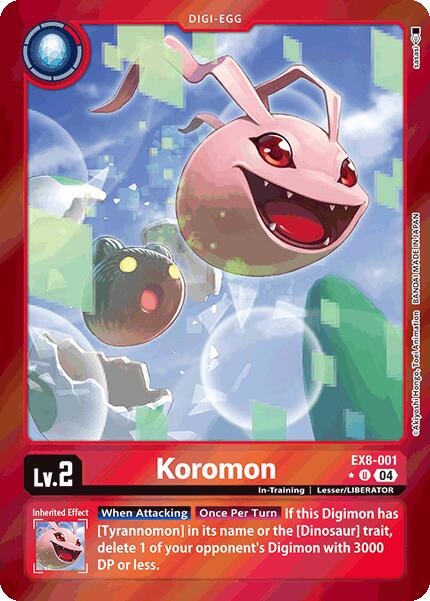 Koromon [Limited Foil] #EX8-001