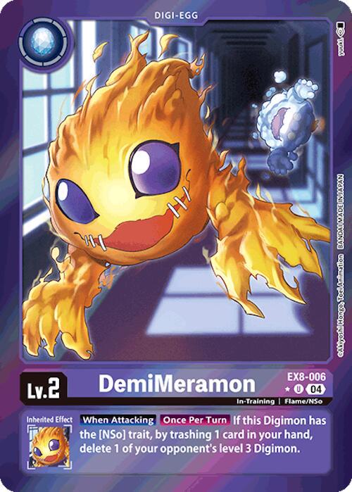 DemiMeramon [Limited Foil] #EX8-006