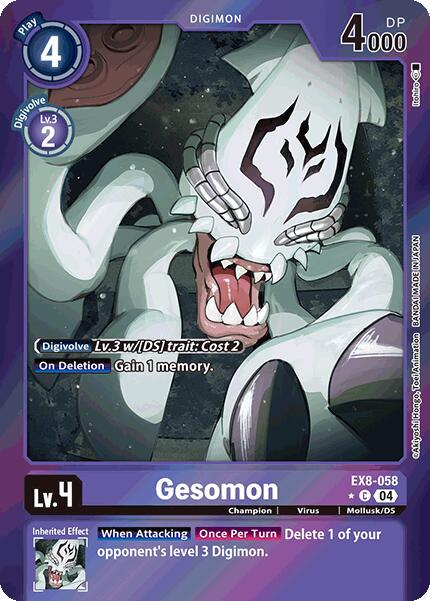 Gesomon [Limited Foil] #EX8-058