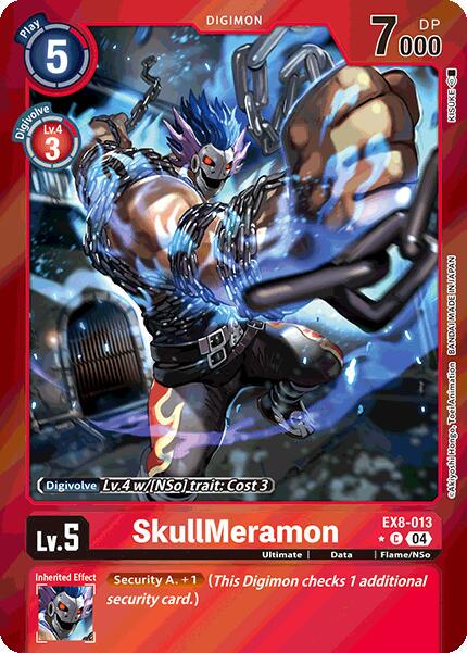 SkullMeramon [Limited Foil] #EX8-013