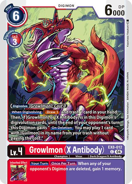Growlmon [X Antibody] #EX8-012