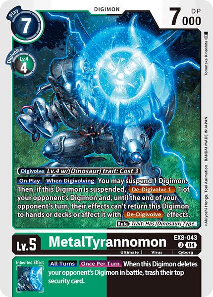 MetalTyrannomon #EX8-043