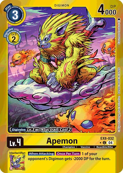 Apemon [Limited Foil] #EX8-032