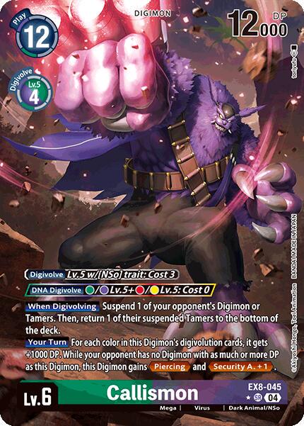 Callismon [Alternate Art Foil] #EX8-045