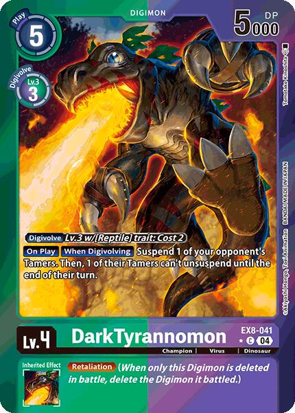 DarkTyrannomon [Limited Foil] #EX8-041