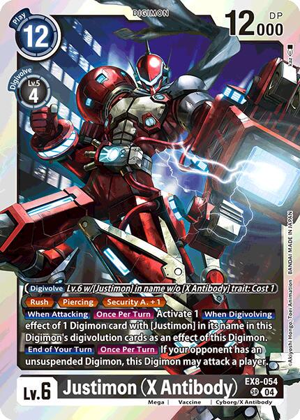 Justimon [X Antibody Foil] #EX8-054