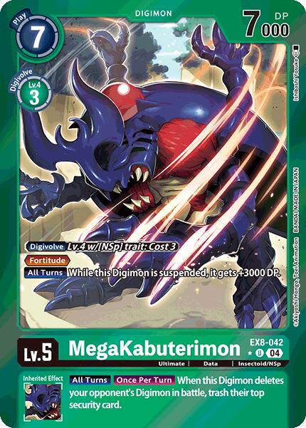 MegaKabuterimon [Limited Foil] #EX8-042