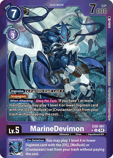 MarineDevimon [Limited Foil] #EX8-061