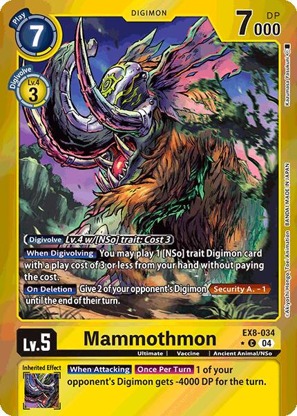 Mammothmon [Limited Foil] #EX8-034