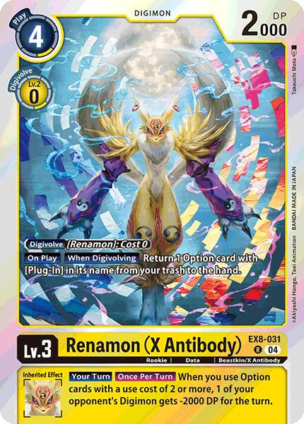 Renamon [X Antibody Foil] #EX8-031