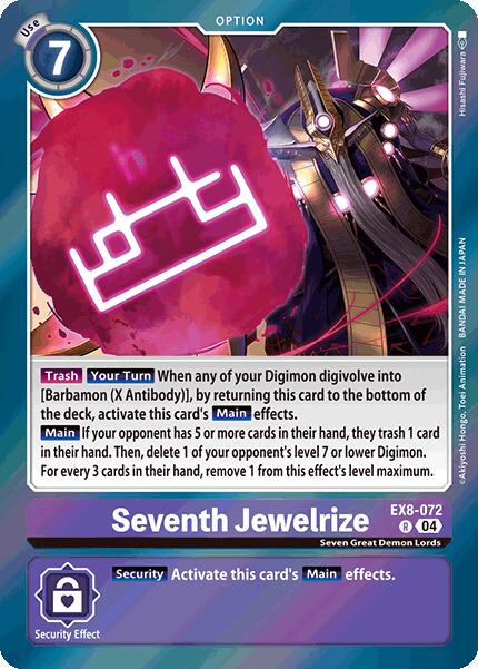 Seventh Jewelrize [Foil] #EX8-072