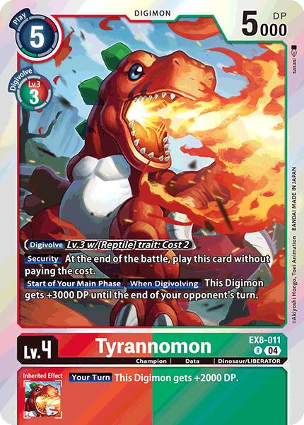 Tyrannomon [Foil] #EX8-011