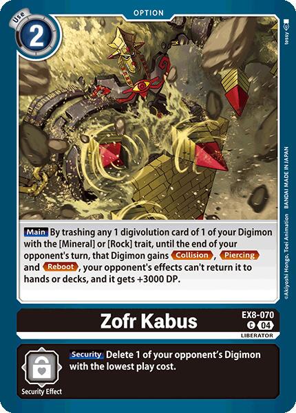 Zofr Kabus #EX8-070
