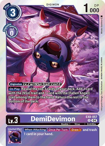 DemiDevimon [Foil] #EX8-057