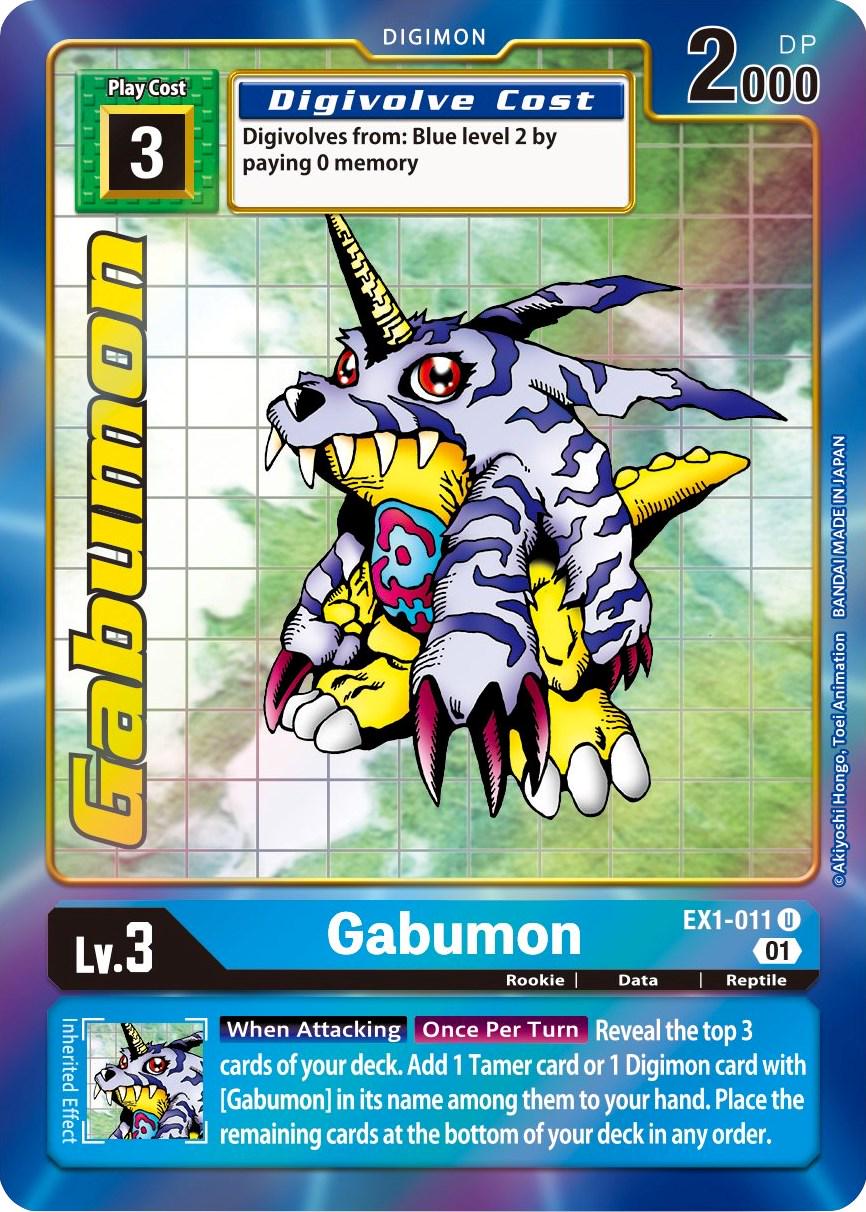 Gabumon [Alternate Art Foil] #EX1-011