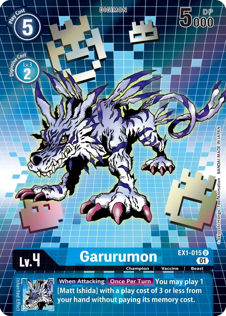 Garurumon [Alternate Art Foil] #EX1-015