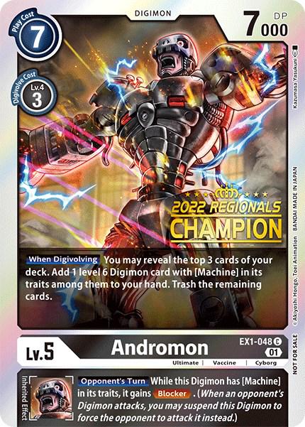 Andromon [Regional Online Champion Foil] #EX1-048