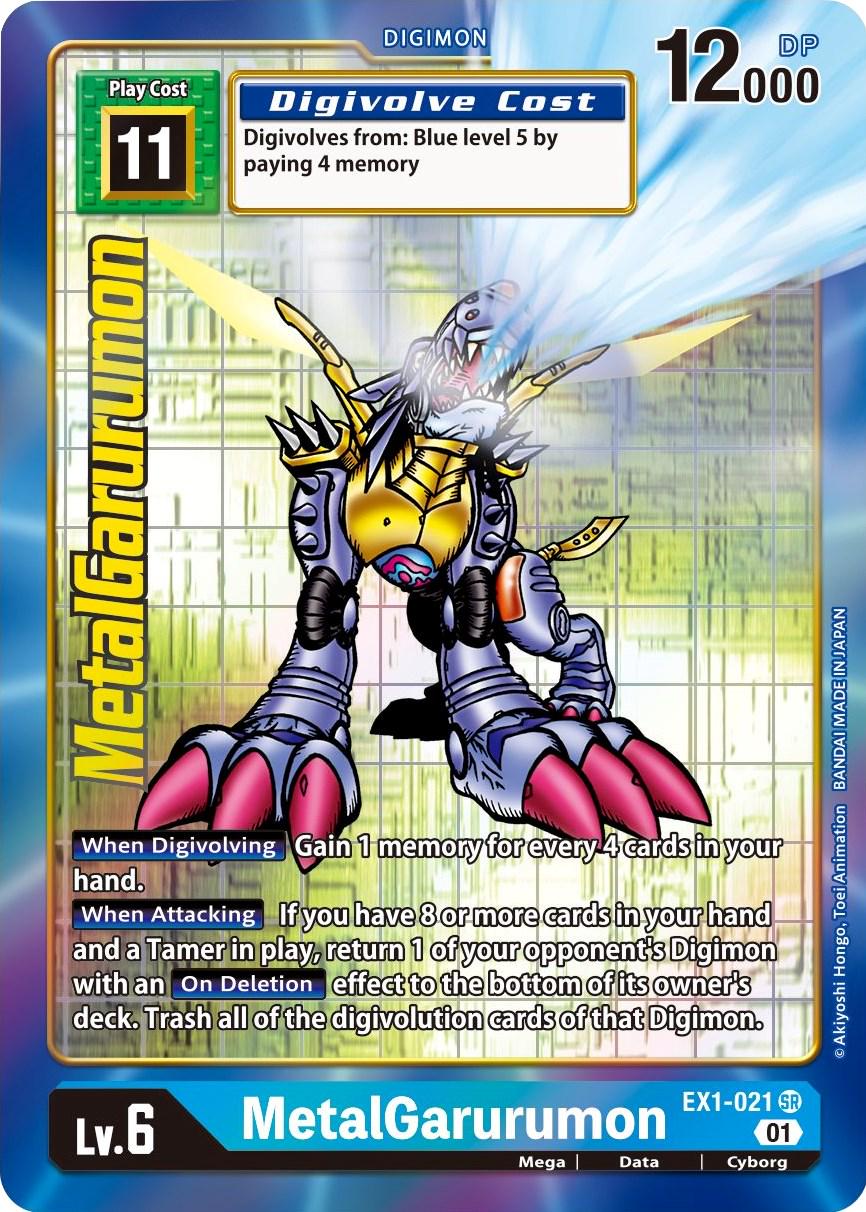 MetalGarurumon [Alternate Art Foil] #EX1-021