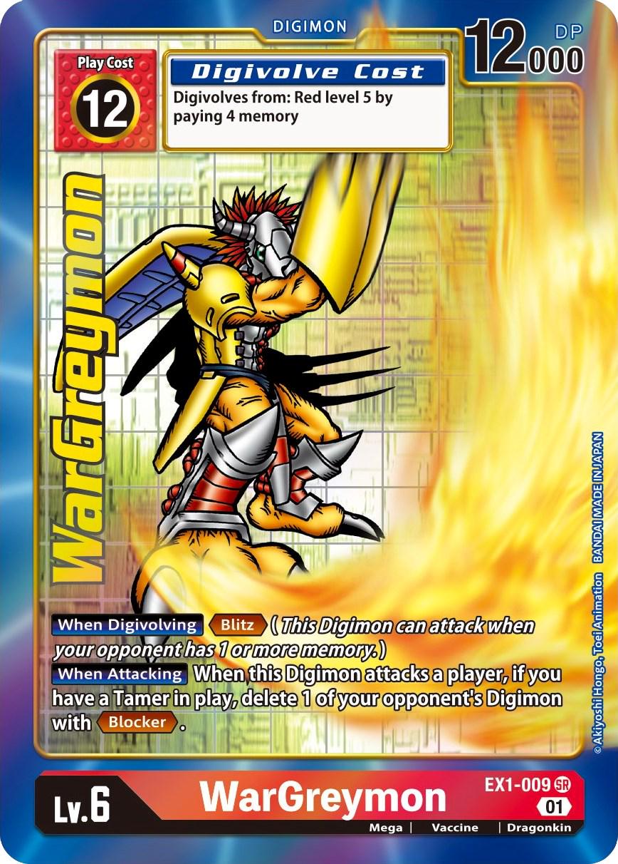 WarGreymon [Alternate Art Foil] #EX1-009