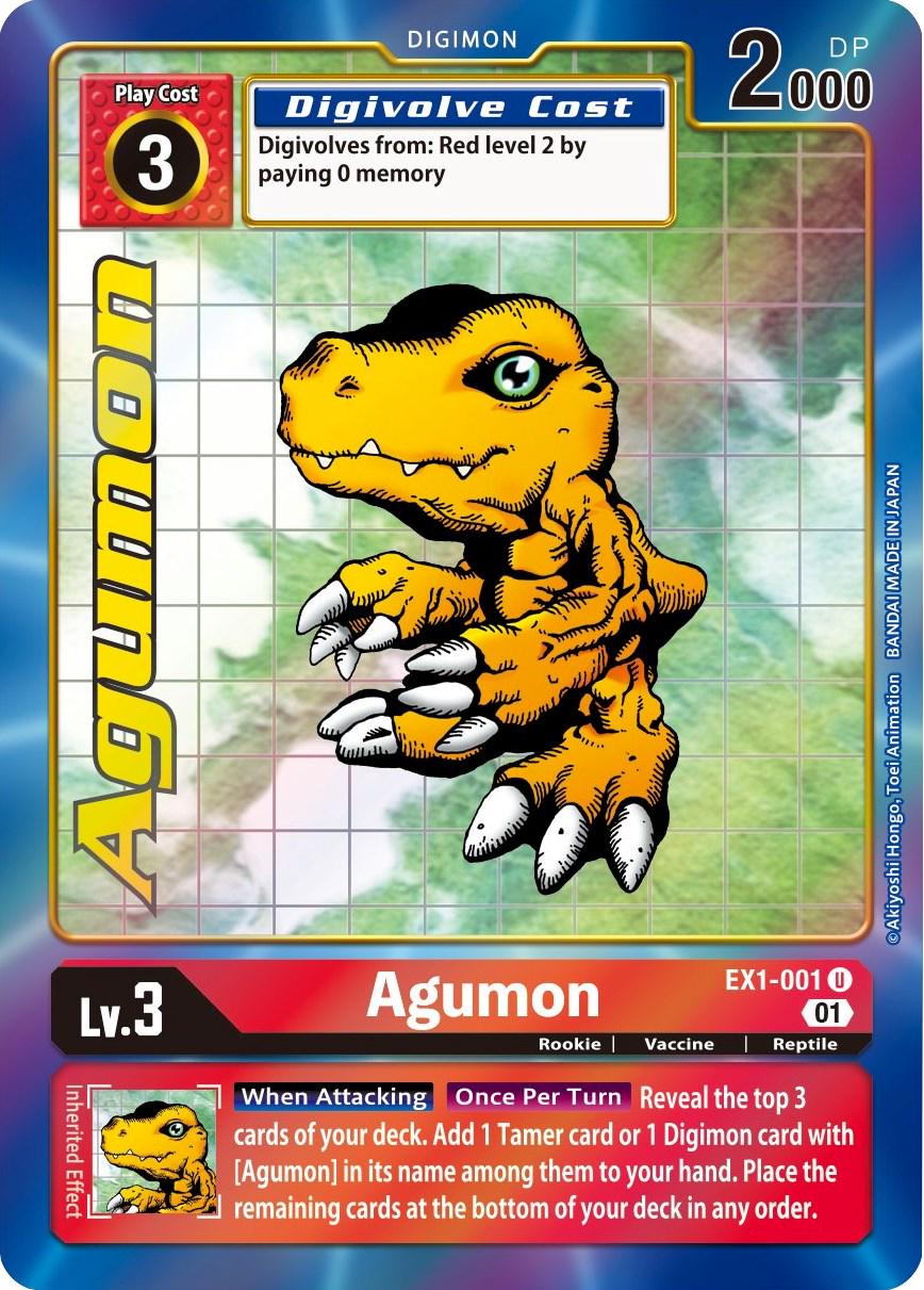 Agumon [Alternate Art Foil] #EX1-001
