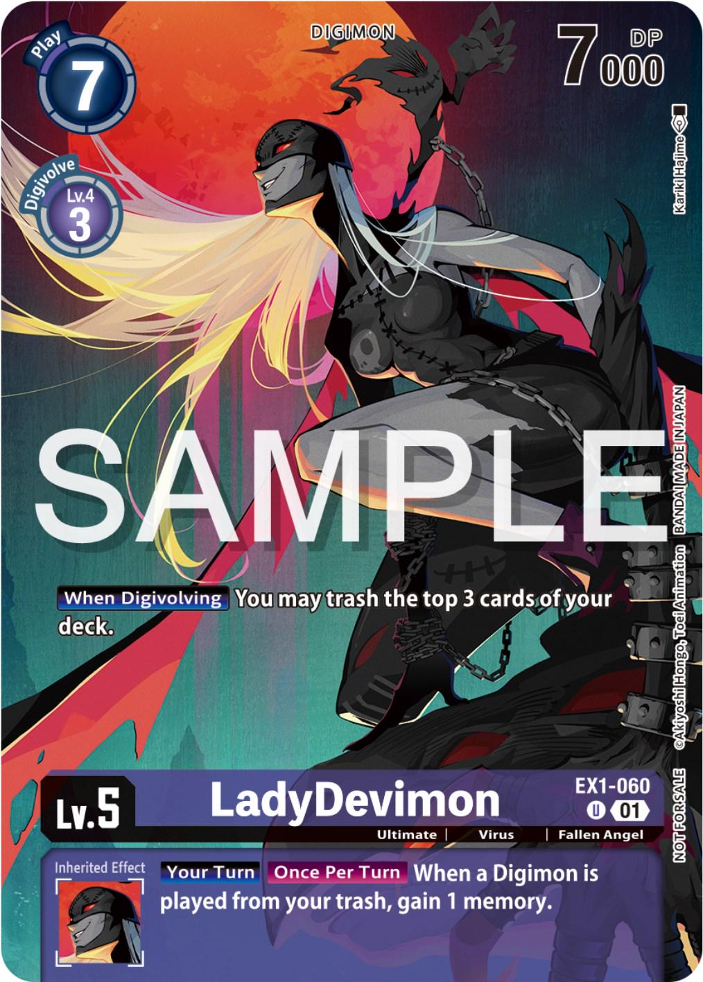 LadyDevimon [Illustration Competition Pack] #EX1-060
