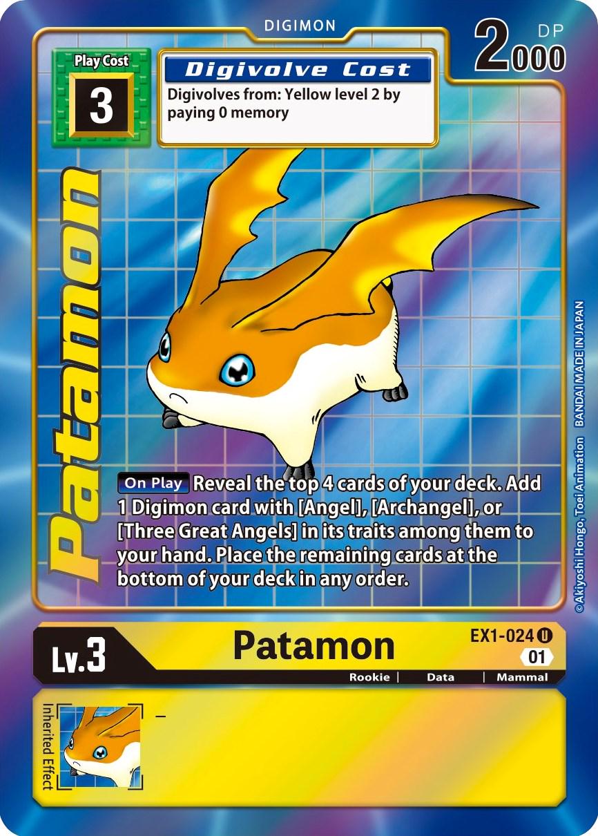 Patamon [Alternate Art Foil] #EX1-024