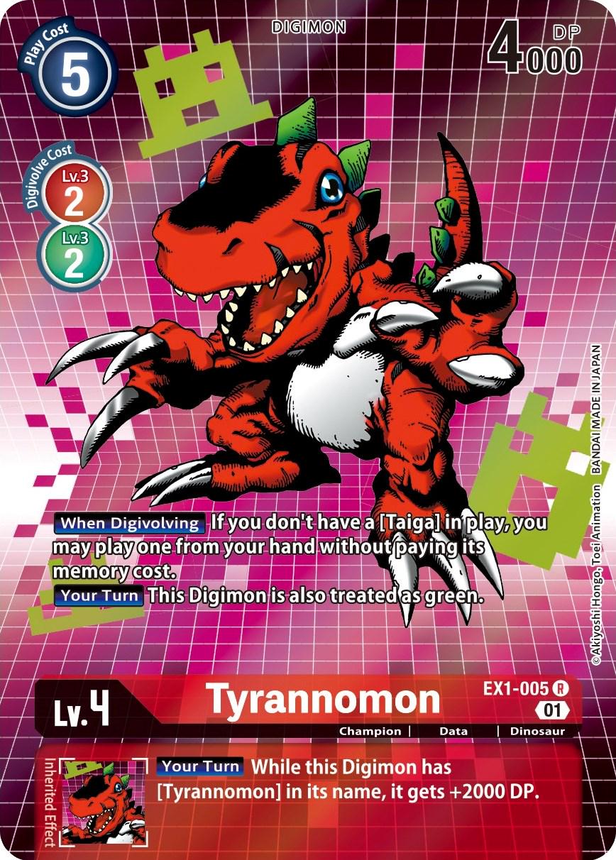 Tyrannomon [Alternate Art Foil] #EX1-005
