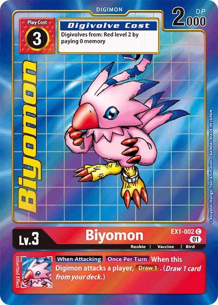 Biyomon [Alternate Art Foil] #EX1-002