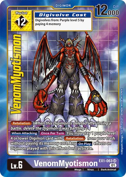 VenomMyotismon [Alternate Art Foil] #EX1-063
