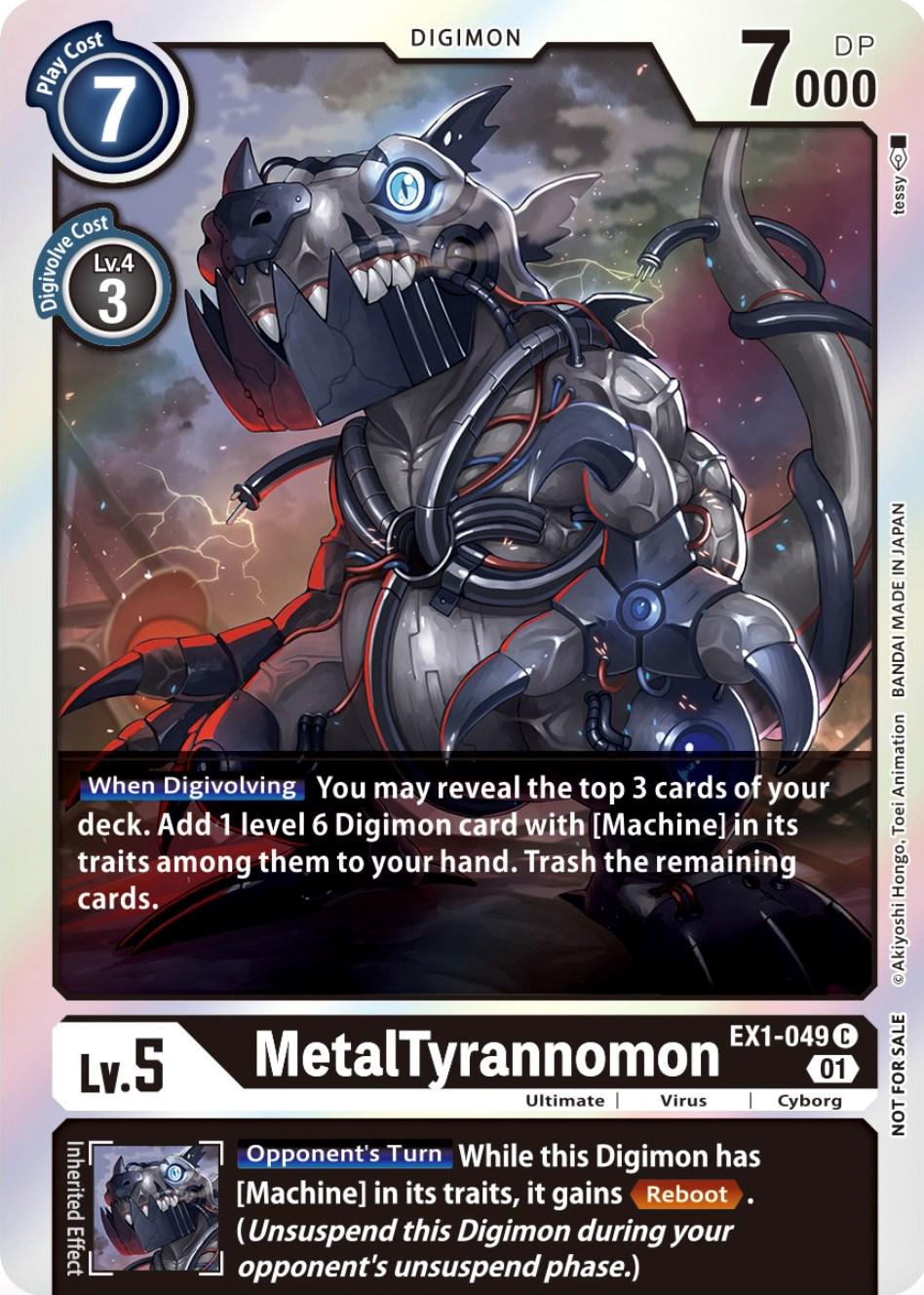 MetalTyrannomon [Premium Deck Set Lucky Pack Foil] #EX1-049
