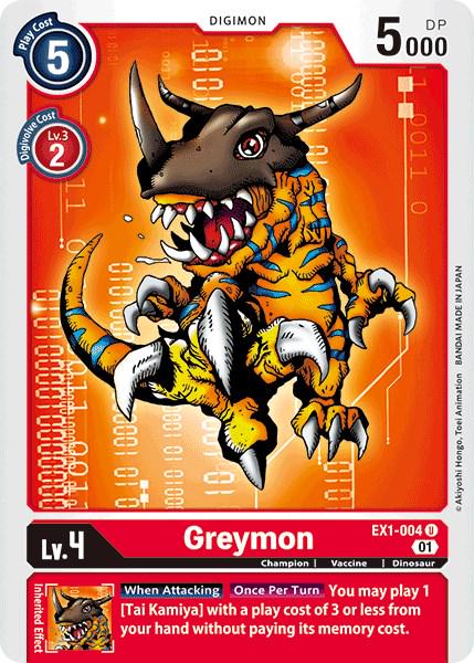 Greymon #EX1-004