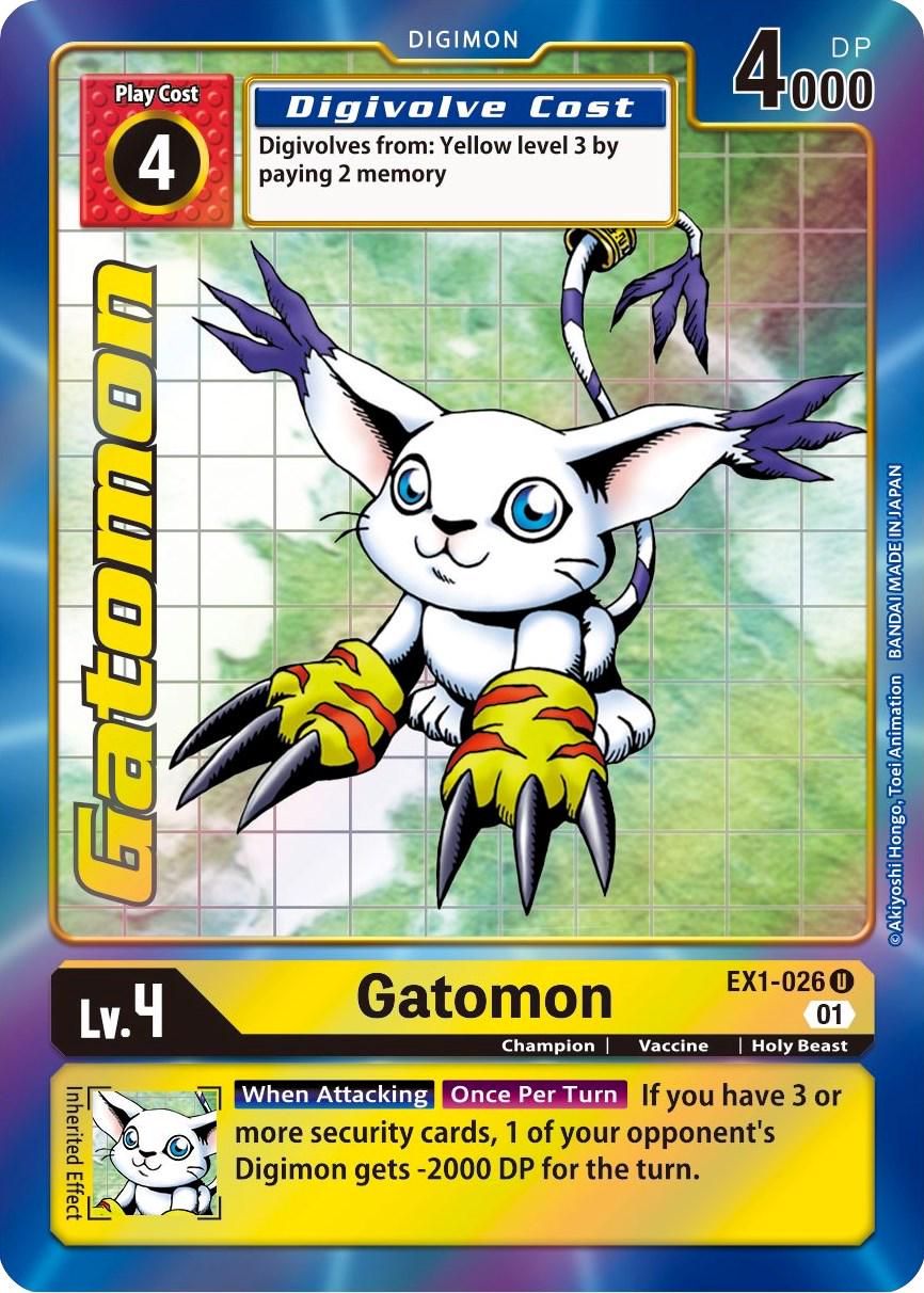 Gatomon [Alternate Art Foil] #EX1-026