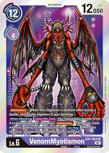 VenomMyotismon [Foil] #EX1-063