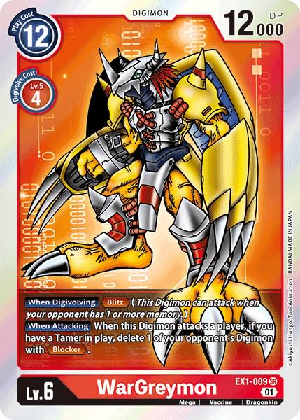 WarGreymon [Foil] #EX1-009
