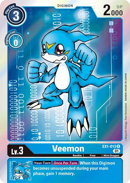 Veemon [Foil] #EX1-013