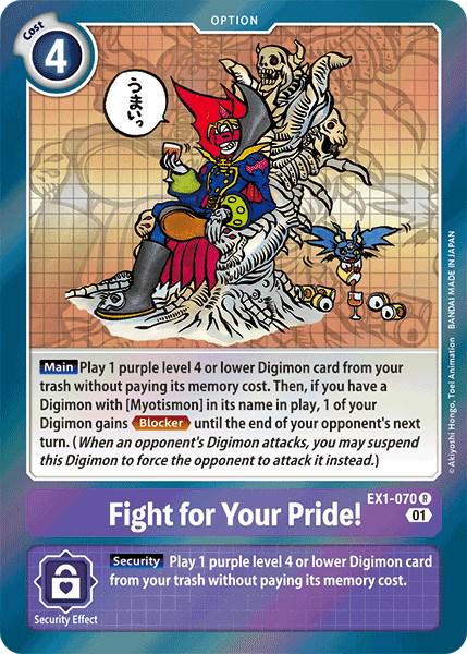 Fight for Your Pride! [Foil] #EX1-070