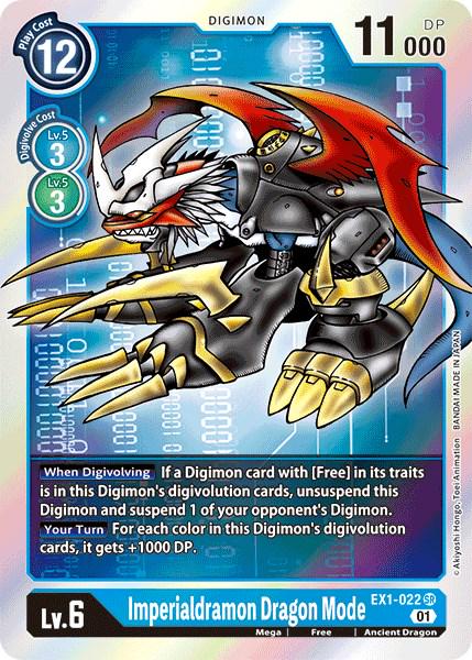 Imperialdramon Dragon Mode [Foil] #EX1-022