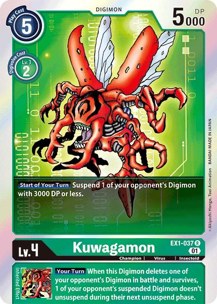Kuwagamon [Foil] #EX1-037