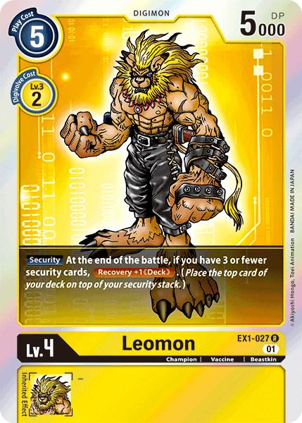 Leomon [Foil] #EX1-027