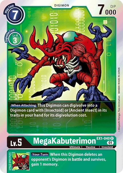 MegaKabuterimon [Foil] #EX1-040
