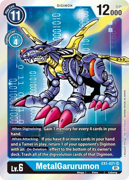MetalGarurumon [Foil] #EX1-021