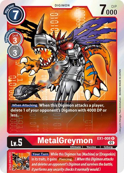 MetalGreymon [Foil] #EX1-008