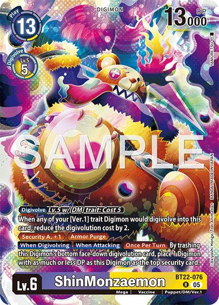 ShinMonzaemon [Foil] #BT22-076