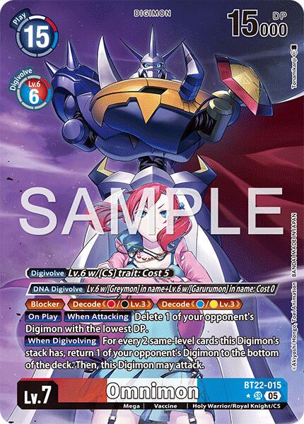 Omnimon [Alternate Art Foil] #BT22-015