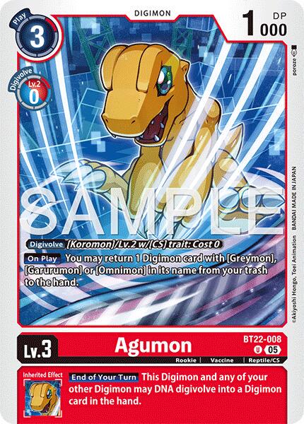 Agumon #BT22-008